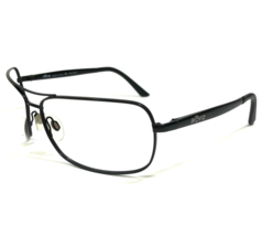 REVO Sunglasses Frames 3075 001/J7 Black Wrap Aviators Wire Rim 61-16-125 - £54.86 GBP
