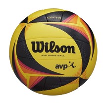 WILSON AVP OPTX Game Volleyball - Official Size, Yellow/Black - $148.99