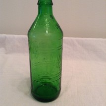 Vintage 1968 Seven 7 Up-10 oz.-Embossed Green Glass Soda-Pop Bottle-Empty - $4.75