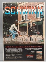 Vintage Magazine Ad Print Design Advertising Schwinn Bicycles - $33.51