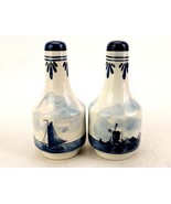 Vintage Delft Blue Porcelain Salt &amp; Pepper Bottle Shakers, Holland, Nore... - €25,20 EUR