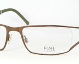 Exalt Cycle EXPRESS C.4 BROWN EYEGLASSES GLASSES METAL FRAME 53-18-130mm... - $89.08