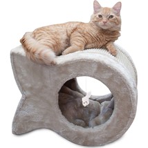 Majestic Pet &quot;Scratch N&#39;nap&quot; Fish SCRATCHER-FREE Shipping In The U.S. - £59.76 GBP