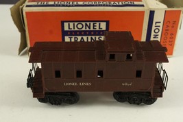 Vintage Lionel O Scale Train Railroad Toy No 6037 Red Caboose Original Box - £13.33 GBP