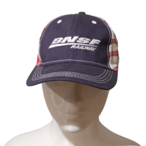 Burlington Northern Santa Fe BNSF Railroad Trucker Hat American Flag Adj... - $361.62 MXN