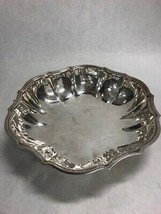 International Silver Plate dish bowl Chippendale 6335 serving ornate 10 in - $24.40
