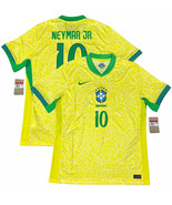 BRAZIL HOME JERSEY/SHIRT 2025 WITH NEYMAR PRINTING  // FAST&amp;FREE SHIPPING - $124.96 CAD