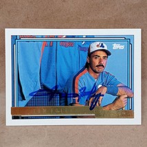 1992 Topps Gold #666 Tom Foley SIGNED Card Montreal Expos Autograph - $1.95
