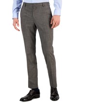 Tommy Hilfiger Tate Modern-Fit Stretch Performance Houndstooth Pants Bro... - £24.75 GBP