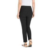 Hilary Radley Womens Pull-on Ankle Pant, XXX-Large, Black - £35.09 GBP