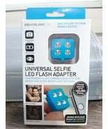 Universal selfie LED flash adapter, Blue. Work with IPhone and Android. New - $13.58 CAD