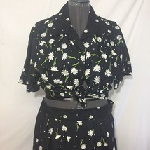 Vintage Bechamel Outfit Womens L/12 Used Floral 3 Piece  - £22.82 GBP