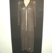 Torrid Size 00, M/L Open Cardigan Long Sweater Light Brown Lightweight - £25.15 GBP