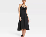 A New Day Women&#39;s Knit Sundress Black Size Large - $19.29