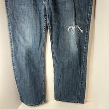 Vtg 90&#39;s Levi&#39;s 559 Jeans Mens 44x32 Denim Relaxed Straight Distressed Torn #2 - £22.35 GBP