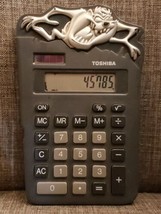 Vintage 1995 Toshiba Solar Calculator TAZ Tazmanian Devil Looney Tunes TESTED - £15.94 GBP