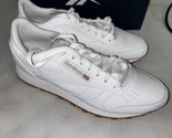 Reebok Men Classic Leather Sneaker White/Rubber Gum GY0952 Size 11.5 - $36.30