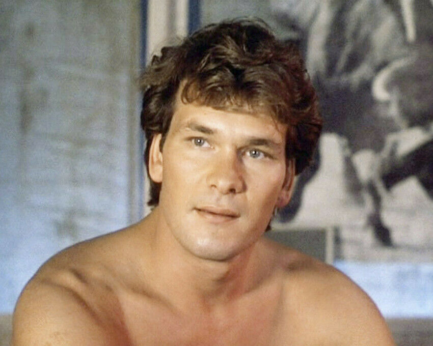 Patrick Swayze young bare chested pose 24X36 Poster - $29.00