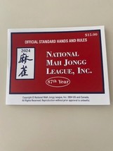 2024 National mah jongg league LARGE SIZE Card- ( IN HAND) OFFICIAL* - £11.87 GBP