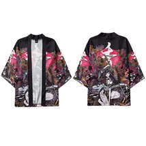 Japanese Kimono Jacket Ancient China Heroine Harajuku 2022 Hip Hop Men Japan Str - £62.46 GBP