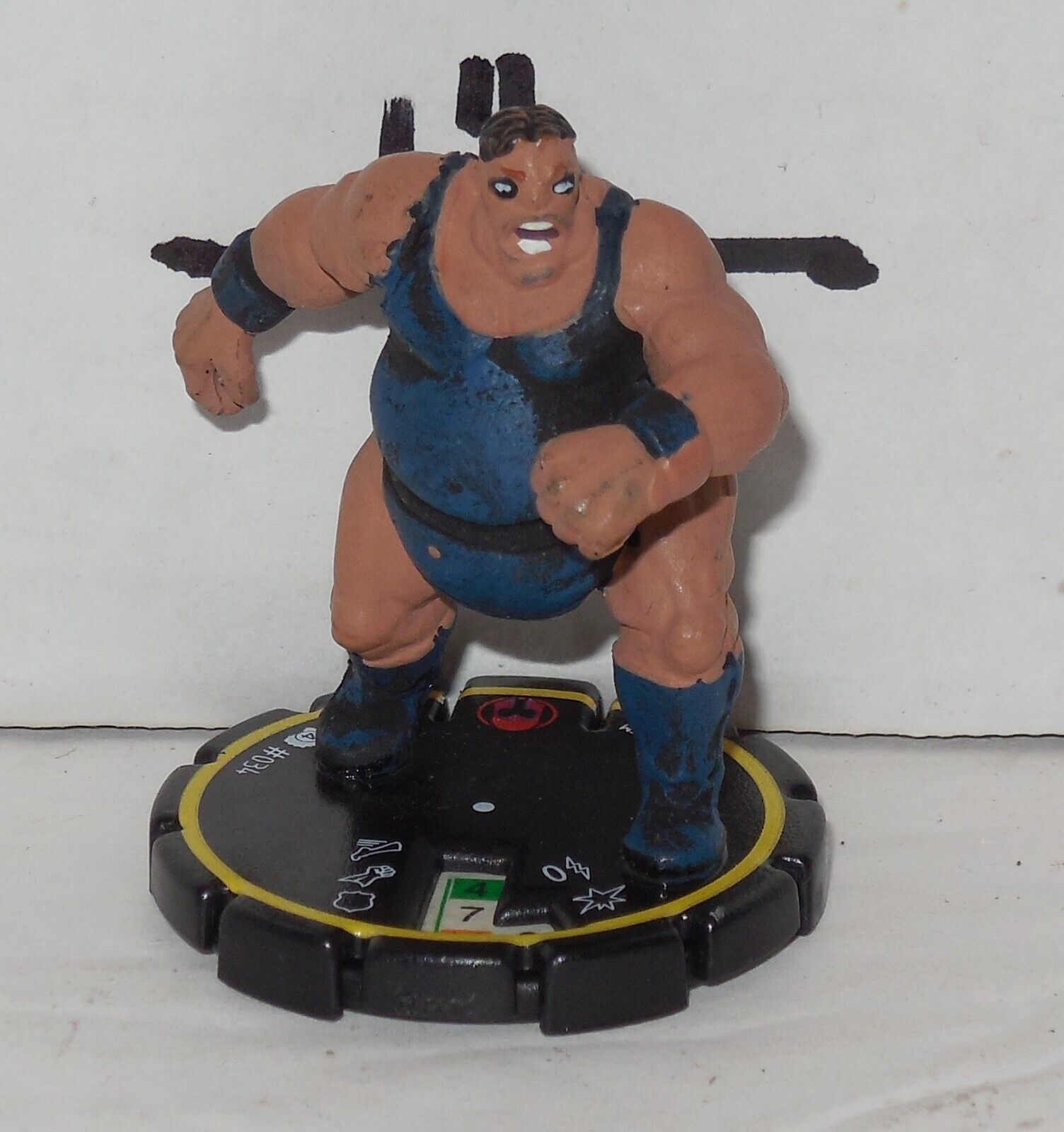 Heroclix Miniature Clobberin Time set The Blob #034 figure ONLY - $10.44