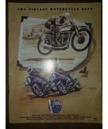 AMA Vintage Motorcycle Days Brochure 1995 Official Program - £23.70 GBP