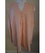NWT Torrid Harper Linen Blend Pullover Sleeveless V-Neck Women’s Size 3X... - $447.97 MXN