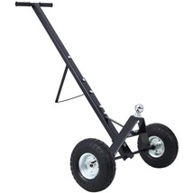 Trailer Dolly with Pneumatic Tires - 600 Lb. Maximum Capacity - Black - £64.33 GBP