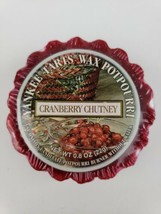 Yankee Candle Cranberry Chutney Tart Wax Potpourri Vintage Rare Retired HTF - £13.26 GBP