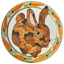 Janet Rothman Rothwoman Plate Art Pottery Ceramic Rabbit Bunny Signed Vi... - £25.79 GBP