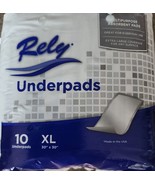 Ten (10) ~ RELY Underpads ~ 30&quot; x 30&quot; Coverage ~ Absorbent Pads ~ Everyd... - $498.45 MXN
