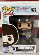 Funko Pop BOB ROSS 524 Joy of Painting Vinyl Figure TV  Happy Little Tre... - $24.70