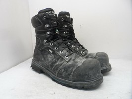 Dakota Men&#39;s 557 8&quot; Stcp HD3 Vibram Work Boots Black Size 12M - £45.41 GBP