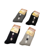 4 Pair Men&#39;s Trendy Wool Socks Winter Athletic Crew Sock Warm Hiking Mid... - $21.44 CAD
