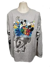 2012 Walt Disney World Adult Gray XL Long Sleeve TShirt - £11.61 GBP