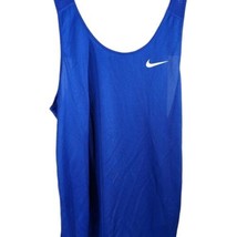 Womens Racerback Tank Tops Nike Size M Medium Royal Blue Running Yoga Workout - £25.68 GBP