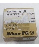 GENUINE NIKON FG EM EYEPIECE CORRECTION LENS +0.00 - EXCELLENT - $433.16 MXN