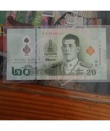 THAILAND 2018 ND 20 BAHT Banknote - P135 Rama X Ser 17 paper - Authentic... - $81.20 MXN