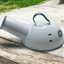 Vintage Cesco Columbian Hospital Ware Sanitary Porcelain White Enamel Ur... - $21.87