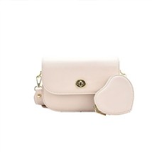 New Women&#39;s Fashion Shoulder Messenger Bags Cute Solid Composite Bags With Wide  - £29.06 GBP