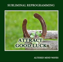 Attract Good Luck Subliminal Program - Subliminal CD - Become a Luck Magnet - £14.34 GBP