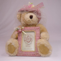 Dan Dee Collectors Pretty As A Picture Photo Frame Teddy Bear With Pink Hat Bow - £9.69 GBP