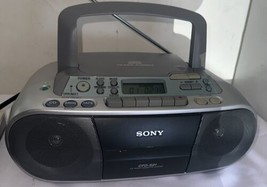 Sony CFD-S01 CD/Radio/Cassette Recorder Portable Boombox - Tested Works - $44.55