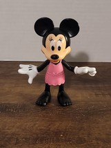 Disney Minnie Mouse Figure 5&quot; Tall Toy Cake Topper - £8.01 GBP