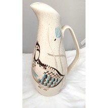 Red Wing Bob White Quail 60 Ounce Pitcher 1950s - 60s Ceramic Cottage Core - $35.59