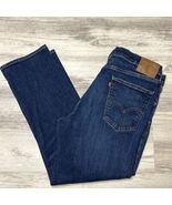 Levis 541 Premium Jeans Mens 36x30 Big E Athletic Taper Blue Medium Wash... - $33.58