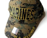 US MARINE CORPS USMC MARINES CAMO CAMOUFLAGE EMBROIDERED BASEBALL CAP  - £10.35 GBP