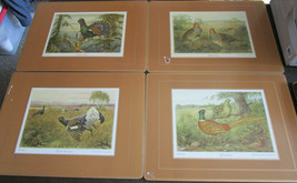 Pimpernel Large Place Mats 18&quot; x 13&quot; Game Birds, Set of 4 USED - £25.57 GBP