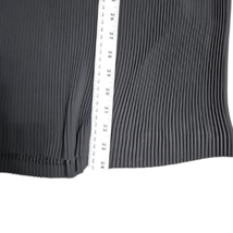Jones NY Skirt Black Mozambique Pleated Size 16 image 3