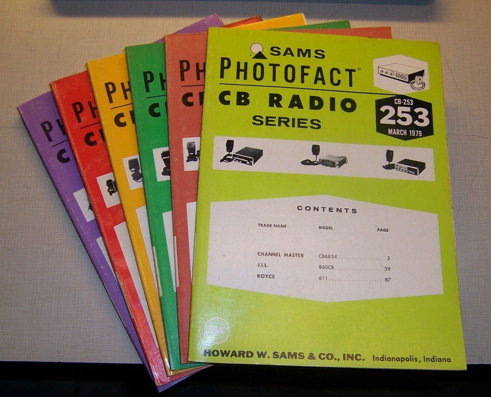 Sams Photofact CB Radio Series Books / Schematics CB-87 to CB-89 - $3.15